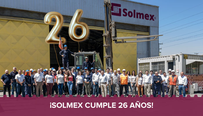 ¡Solmex cumple 26 años!