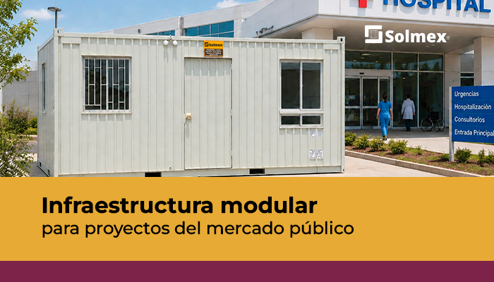 Infraestructura modular para proyectos del mercado público